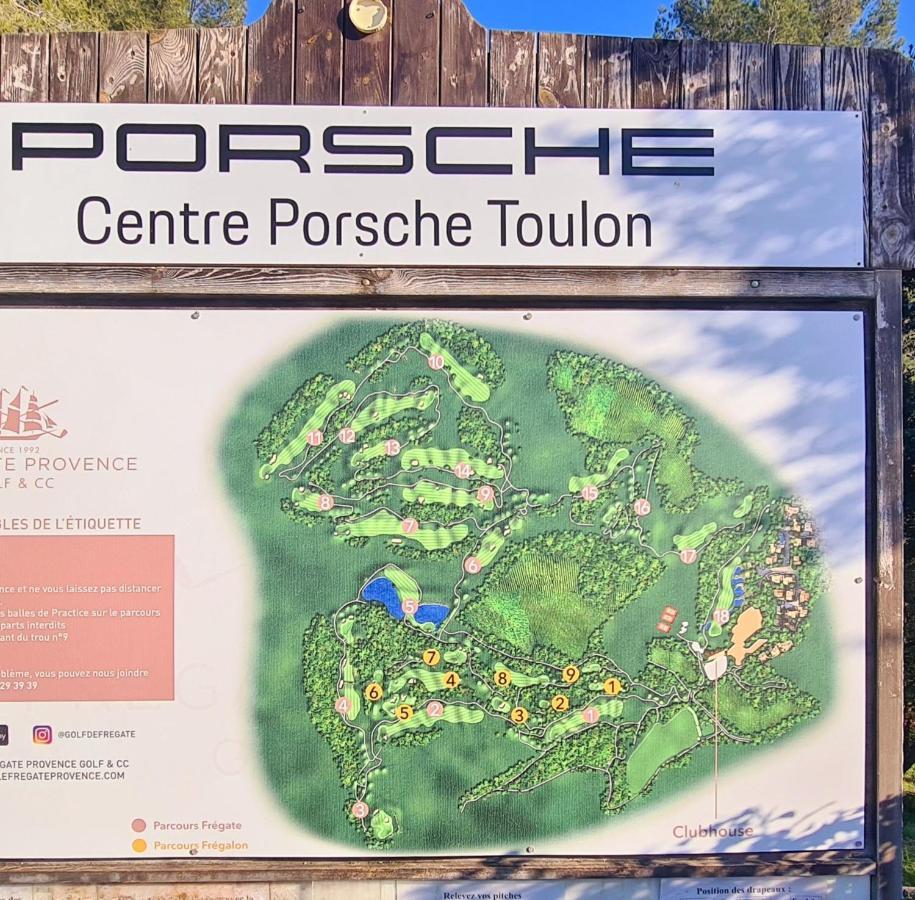 Superbe Villa-Domaine Avec Golf Piscine Et Tennis Saint-Cyr-sur-Mer Kültér fotó